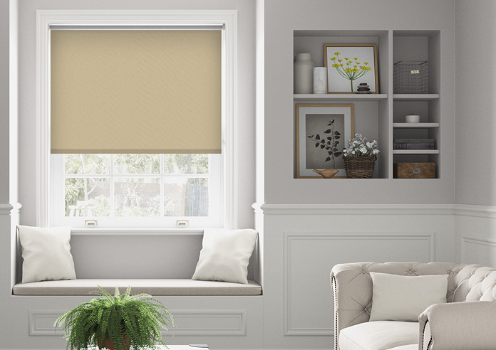 Energy Saving (Blackout), Burlywood - Twist&Fit Roller Blind - Image 3